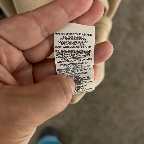 Boohoo White and Tan Midi Pencil Dress - Picture 6 of 6